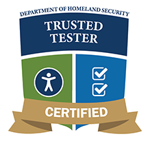 Department of Homeland Security Trusted Tester Certified Badge