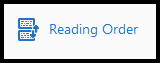 Reading Order tool button